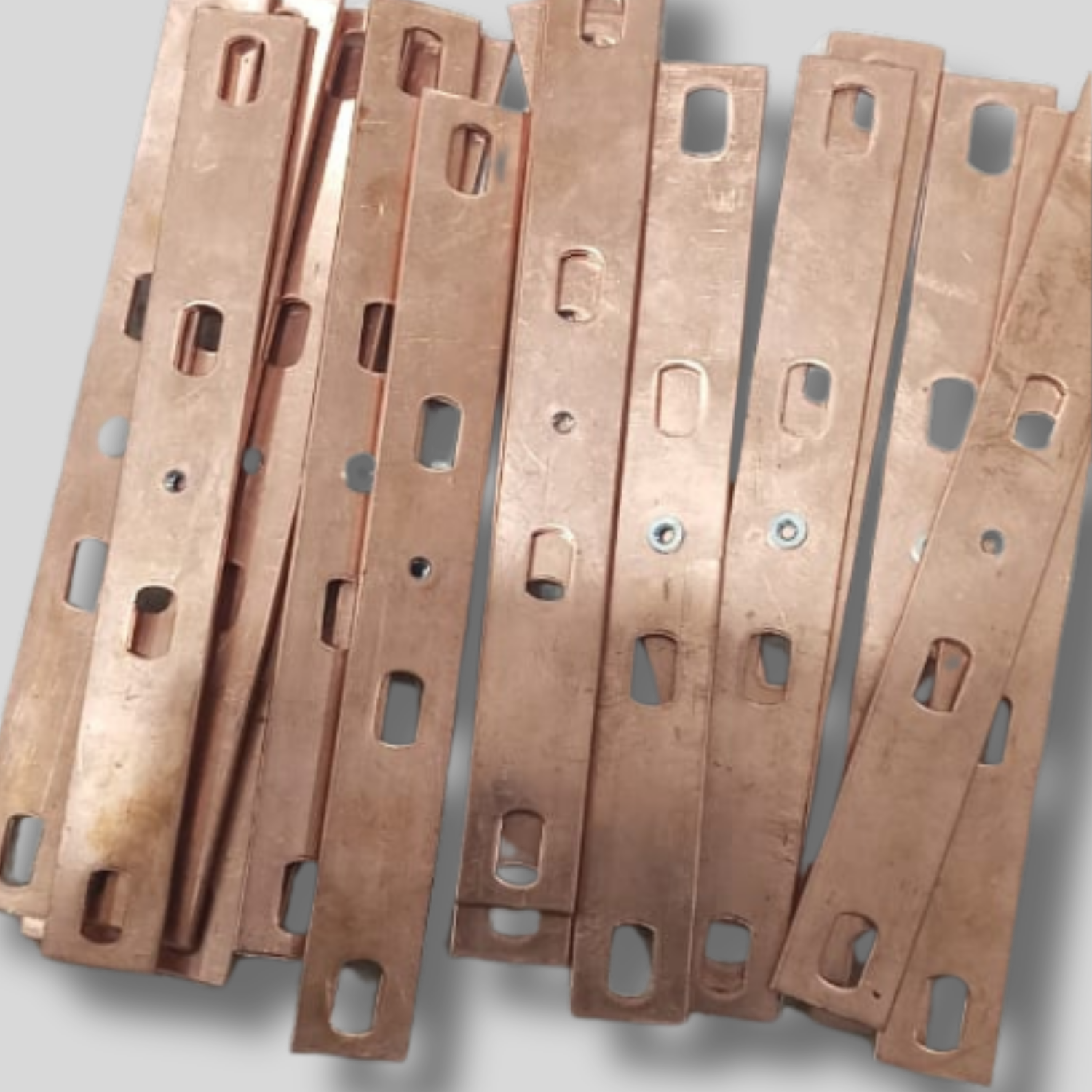 Battery Copper Busbar - Color: Brown