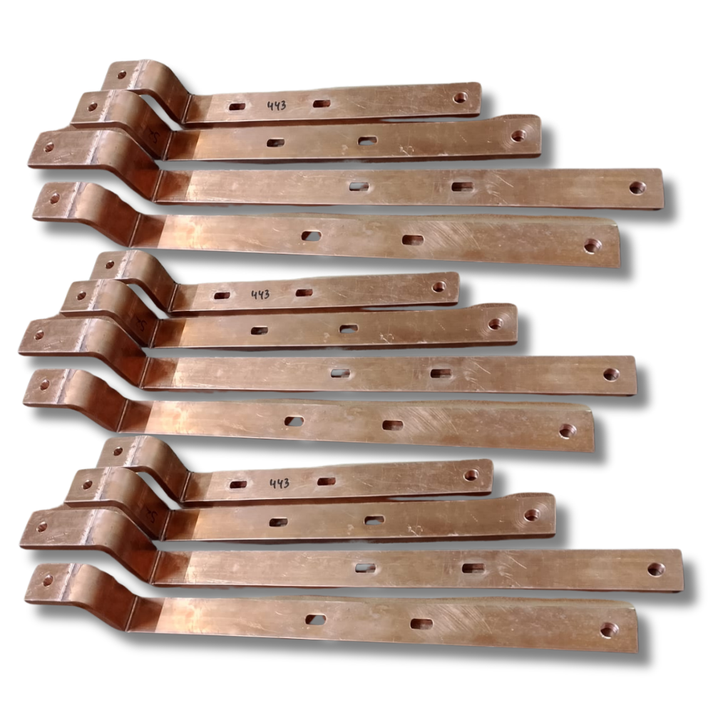 Fabricated Copper Busbar - Color: Brown
