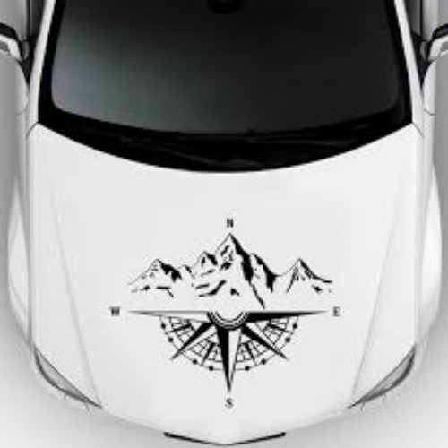 Waterproof Car Hood Sticker