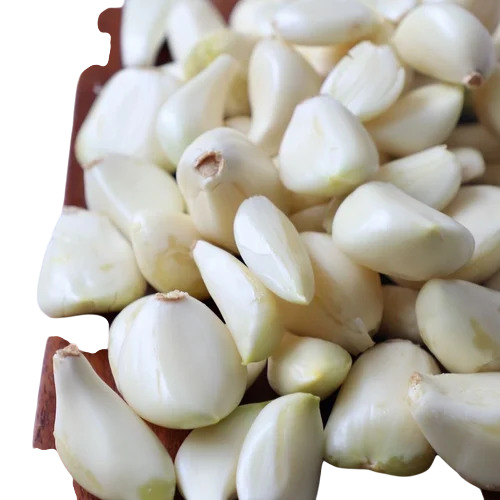 White Peeled Garlic