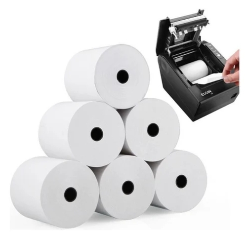 25m White Thermal Paper Roll