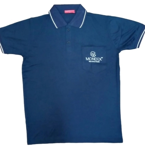 Blue Cotton School T Shirt
