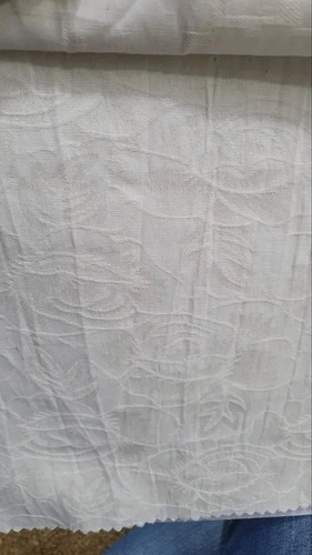 Cotton Cambric Jacquard Fabric