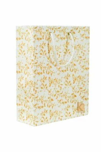 Golden Printed Paper Bag