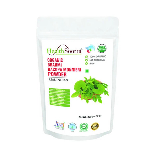 Healthsootra Organic Brahmi Powder 200 gm pack