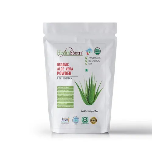 Organic Aloe Vera Powder 200 Gm Pack