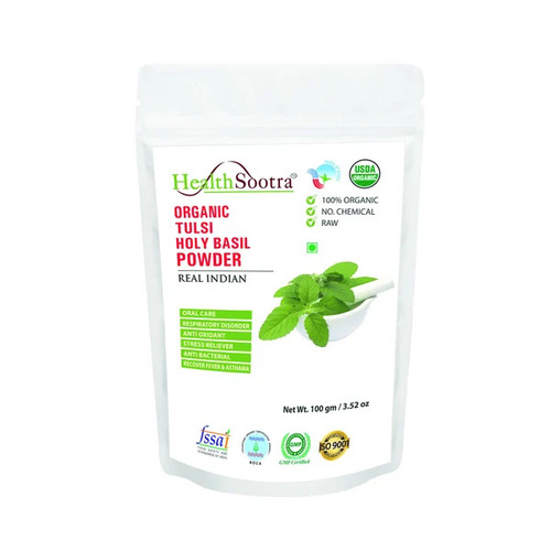 Organic Basil Powder 100 Gm pack