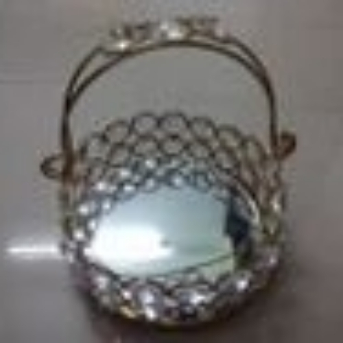 Crystal basket shower piece
