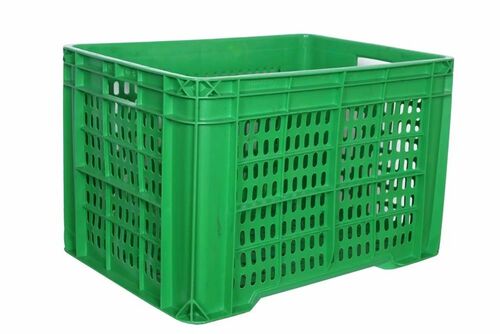 Durable Green Plastic Crates