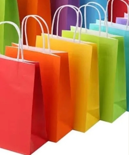 Gift Paper Carry Bag - Color: Brown
