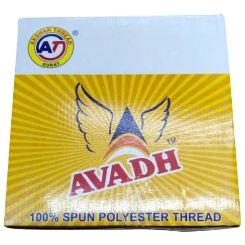 Industry spun polyester thread