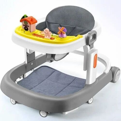 Metalic Silver Baby Walker