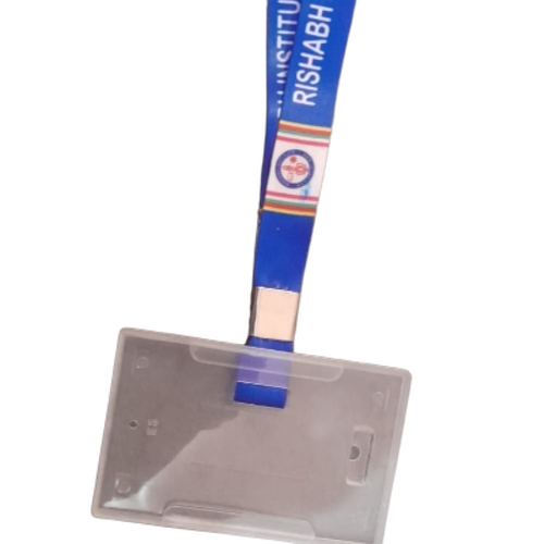 16 mm Strong Fabric Lanyard, Blue, Durable Lightweight, Secure Clip Attachment