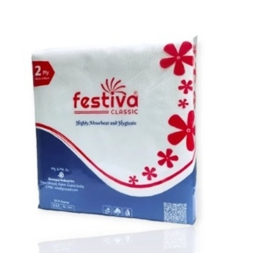 2 Ply Tissue Paper - Color: White