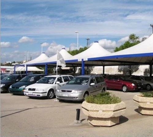 Car Parking Shed - Door Material: Aluminum Window