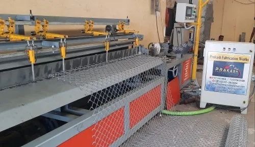 Fully Automatic Single Wire Chain Link Fencing Machine