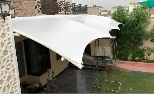 Modular Tensile Structure - Door Material: Pvc Window