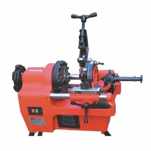 Pipe Threading Machine - Color: Orange
