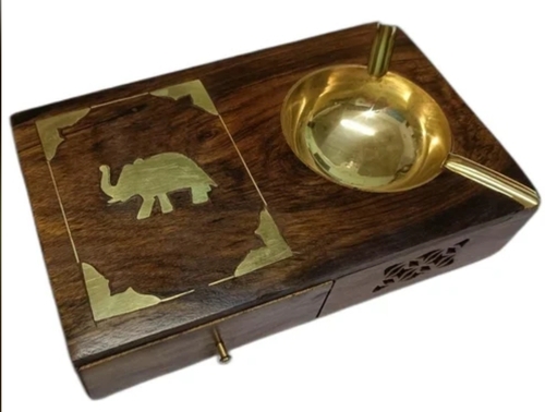 Wooden Dror Ashtray