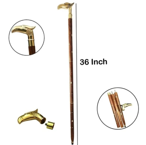 Wooden Folding Walking Stick