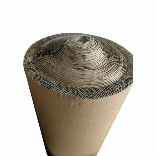 2 Ply Brown Corrugated Paper Roll