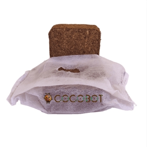 450Ml Cocopeat Grow Cubes - Color: Dark Brown
