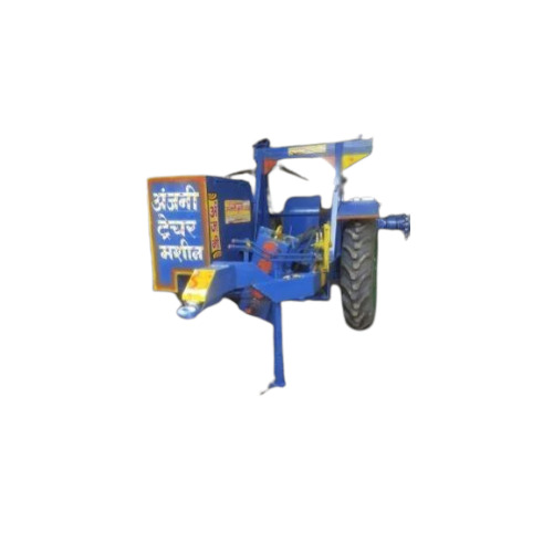 Blue Trench Digger Machine