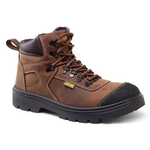Brown Safety Shoes - Gender: Male