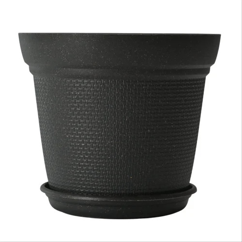 Earth Friendly Planters - Color: Black