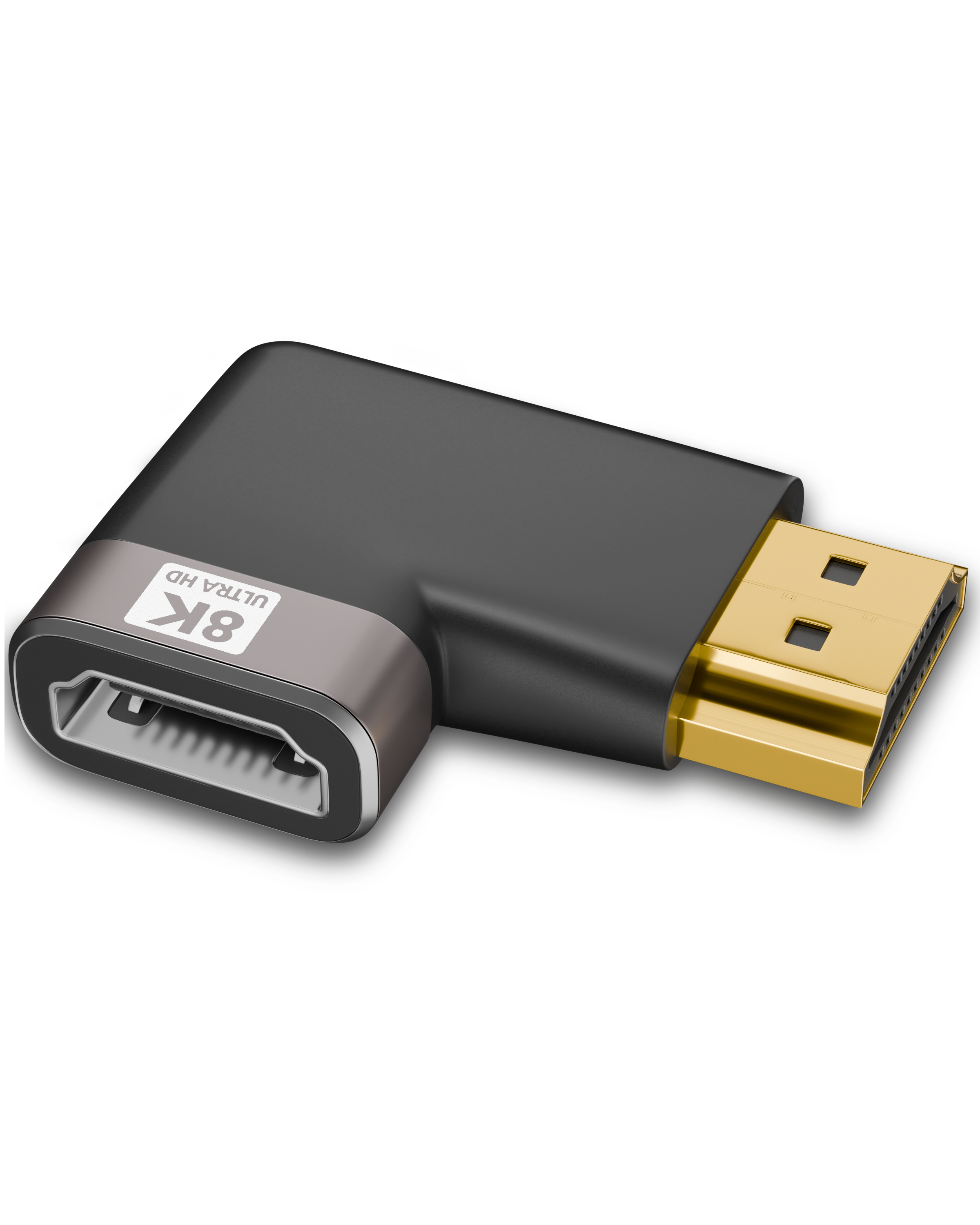 Fedus 8k Ultra Hd Hdmi Connector L Shape Male To Female Converter