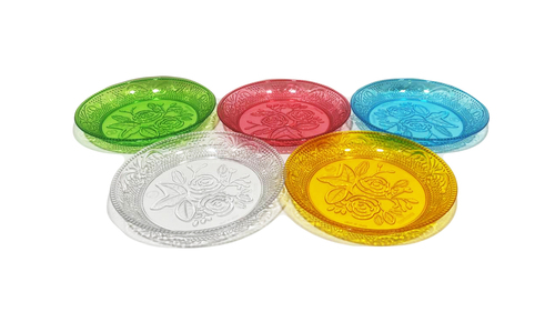 Khusbhu Plastic Plate (Crystal)