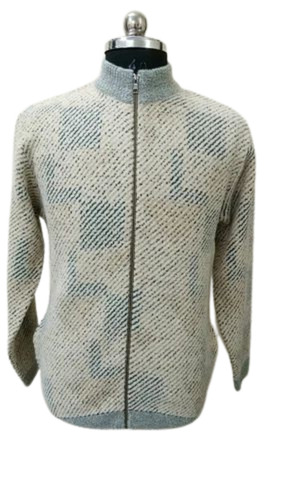 Men High Neck Woolen Sweater