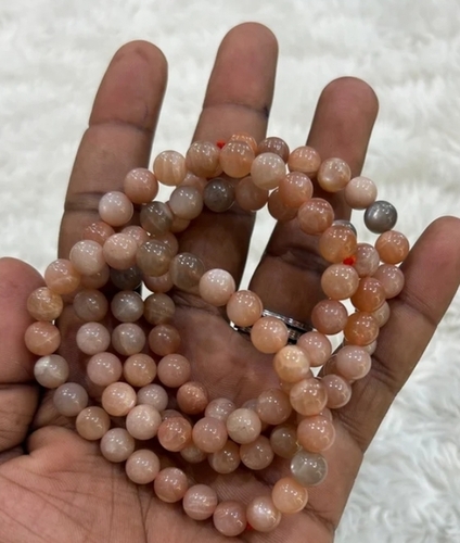 Peach Moonstone Bracelet