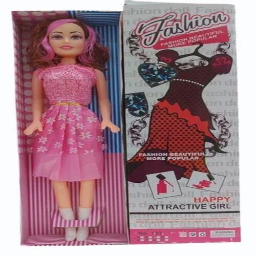 Pink Plastic Barbie Doll