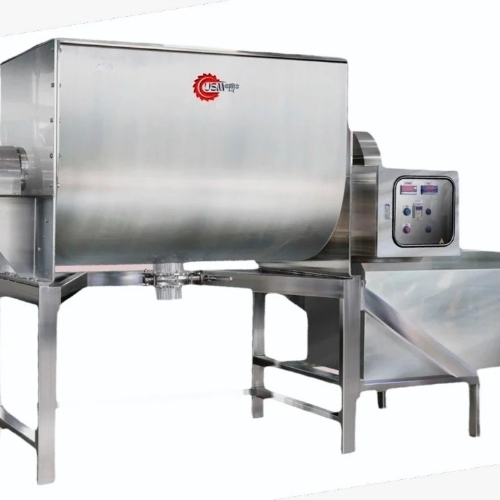 Powder Mixer Machine - Color: Silver