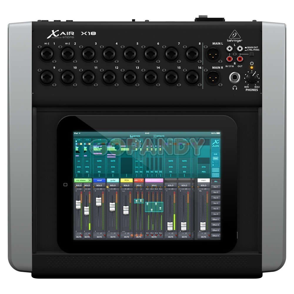 Behringer X Air X18 Ipad/Android Digital Mixer With Wi-Fi And Usb Recorder