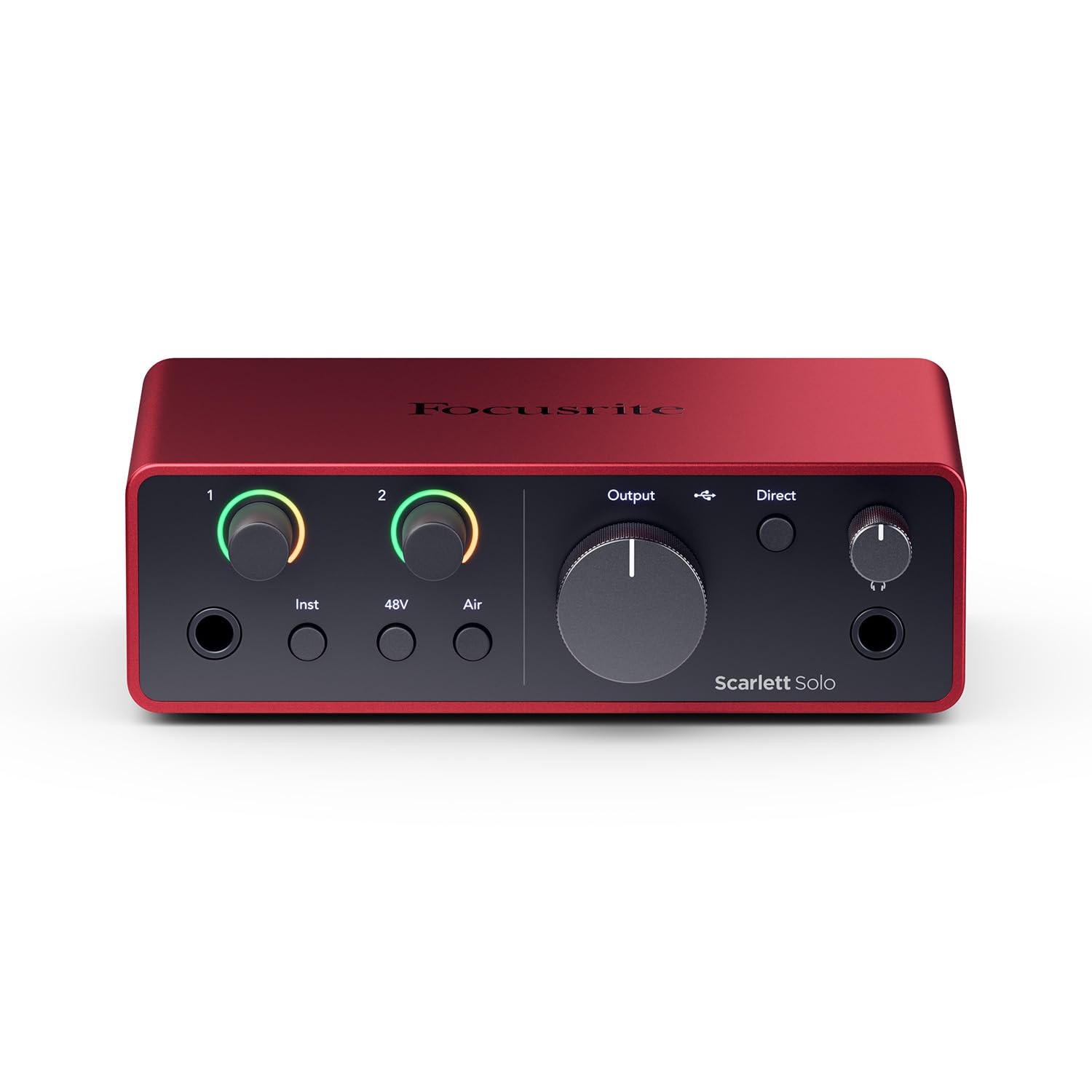 Focusrite Scarlett Solo 4th Gen Usb Audio Interface For Guitarist And Vocalist