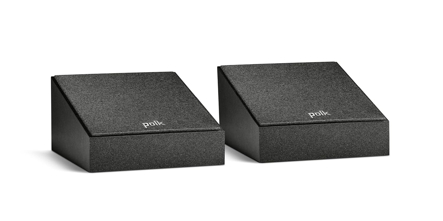 Polk Audio Monitor Xt90 Hi-Res Height Speaker Pair For 3d Sound Effect