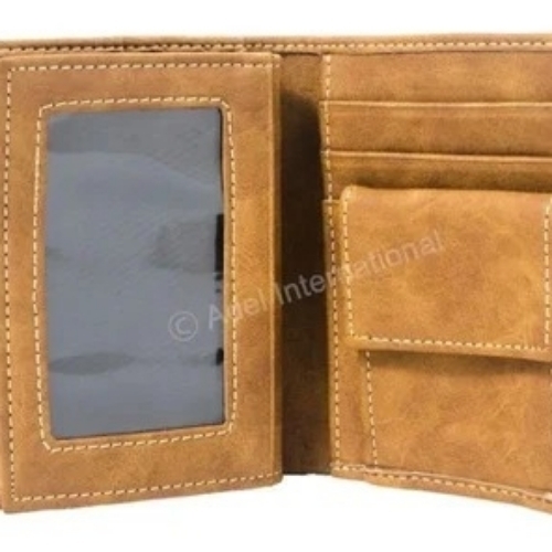 Vintage Upright Leather Wallet