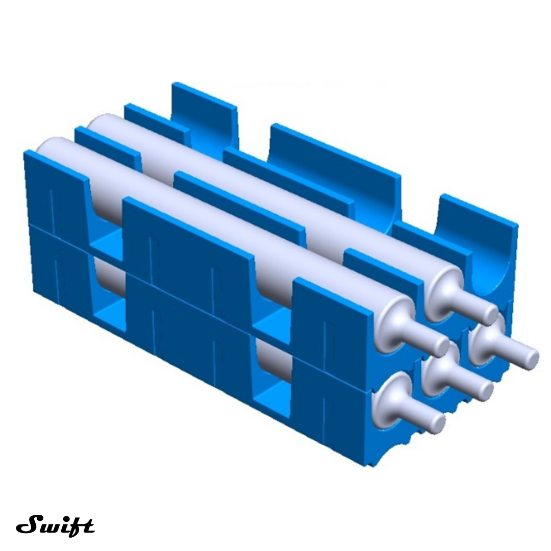 250mm Precision LLDPE Bottle Storage Tray