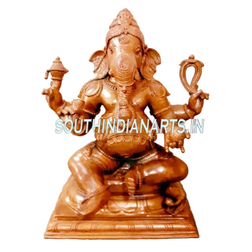 Bronze Ganesha Sitting 15af