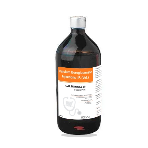 Cal Bounce G (Calcium Borogluconate Veterinary Injections I.P.) - Packaging Type: Bottle