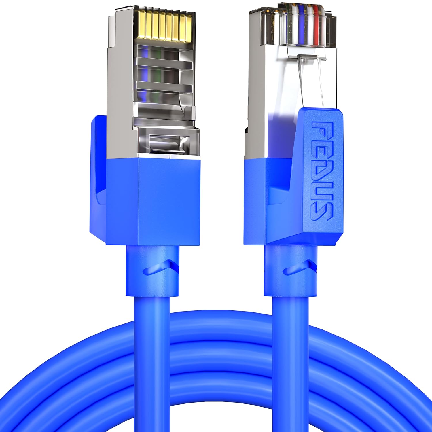 Fedus 1000 Mbps 1.5M Rj45 Cat5E Ethernet Patch Cable - Cable Length: 1.5  Meter (M)
