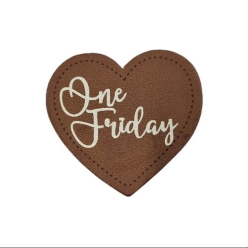 Heart Shape Leather Patch - Color: Comes In Various Colors