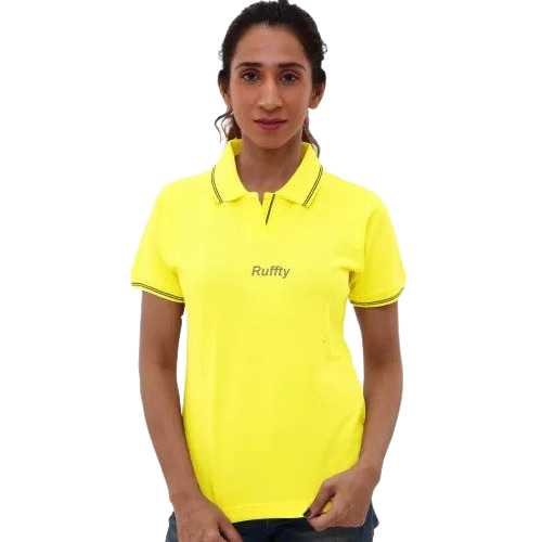 Ladies Yellow T Shirt