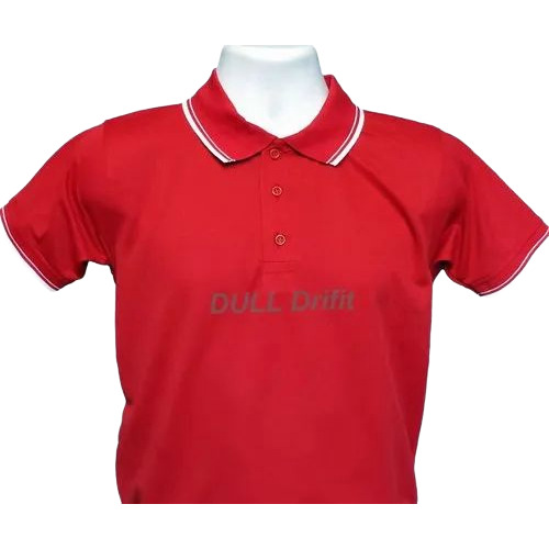 Men Polo Red T Shirt