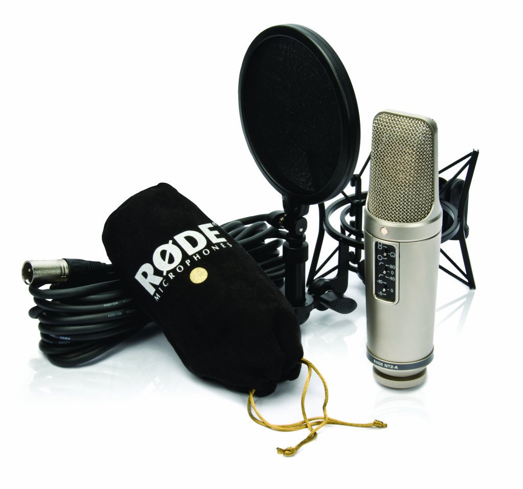 Rode Nt2-A Large Diaphragm 3 Polar Pattern Studio Condenser And Unidirectional Xlr Microphone