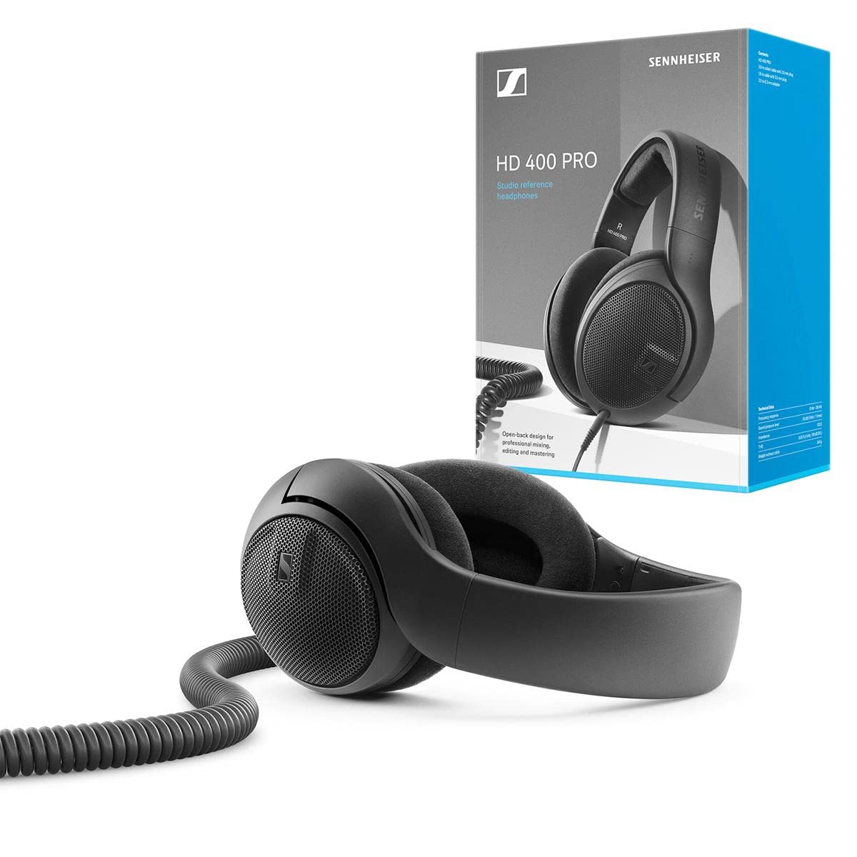 Sennheiser Professional Audio Hd 400 Pro Wired Over Ear Headphones Without Micblack