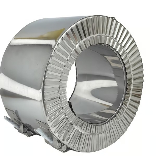 Ceramic Band Heater - Ceramic Material, 220-440 Volt Power Source, Silver Color | New Condition, Tested for Various Quality Standards
