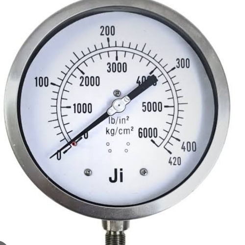 Pressure Gauge - Metal and Glass Standard Size Various Colors | Industrial Grade Digital Display Long-Lasting Functionality